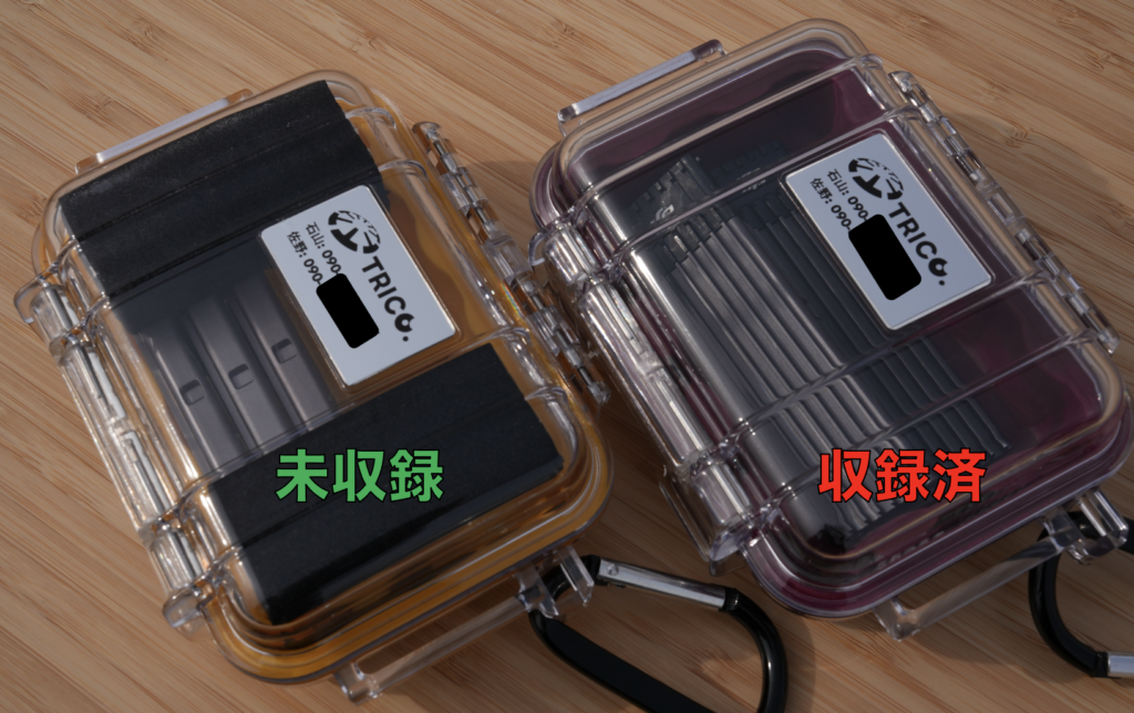 Inspire3のPRO SSD用のPELICANケース。CM撮影現場でのDITへの受け渡し